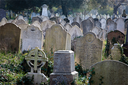 significado de sonhar com cemitério