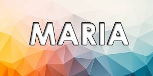 significado do nome maria