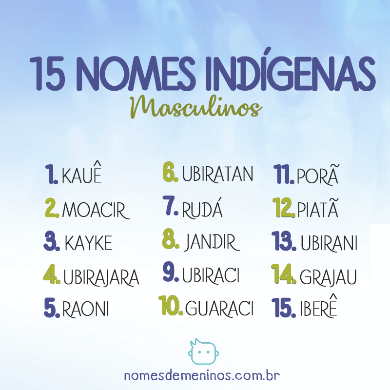 15 Nomes Indígenas Masculinos