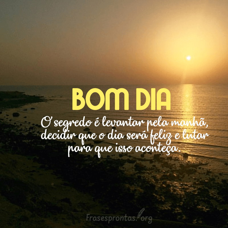 Bom dia Inspirador