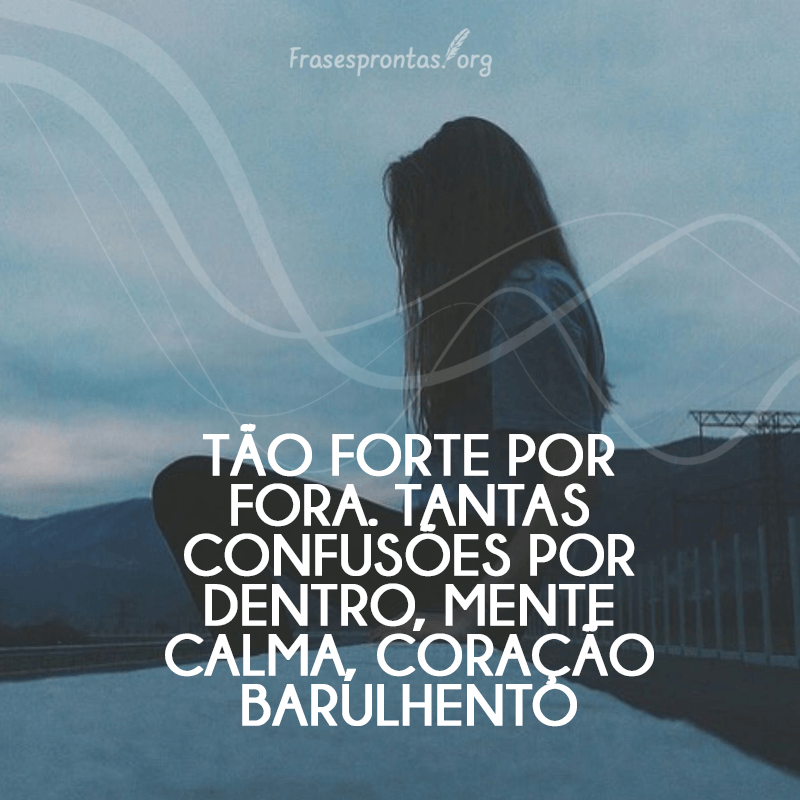 Frase Reflexiva para Foto Sozinha