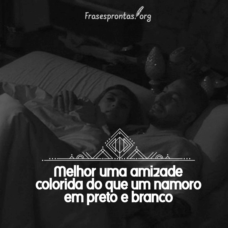 Frase de Amizade Colorida