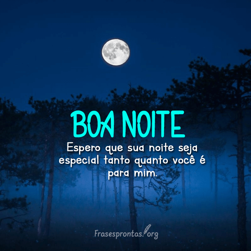 Boa noite com carinho