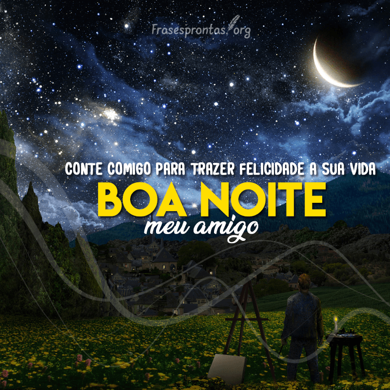 Boa noite com carinho