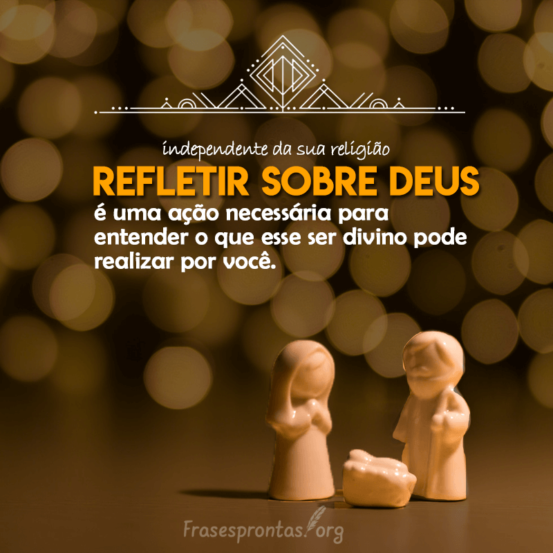 Frase De Deus para Refletir