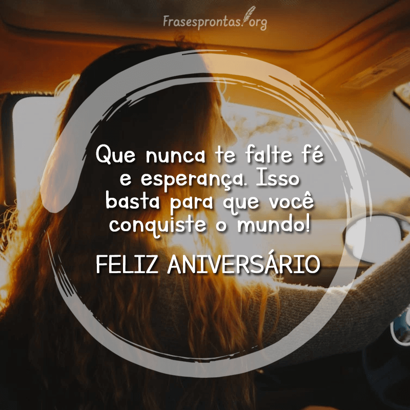 Feliz aniversário amiga