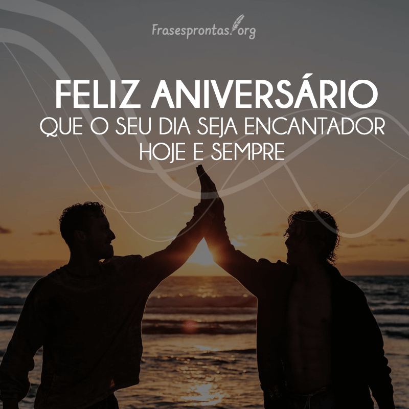 Feliz aniversário amigo