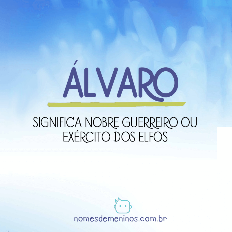 Significado do nome Alvaro