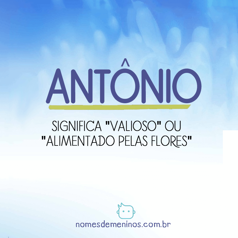 Significado de Antõnio