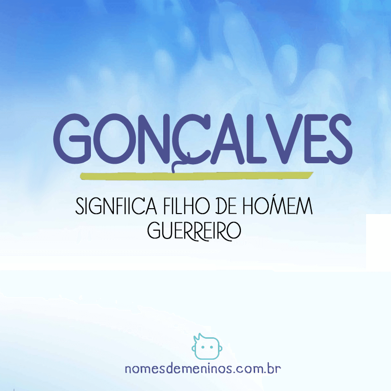 Significado do nome Gonçalves