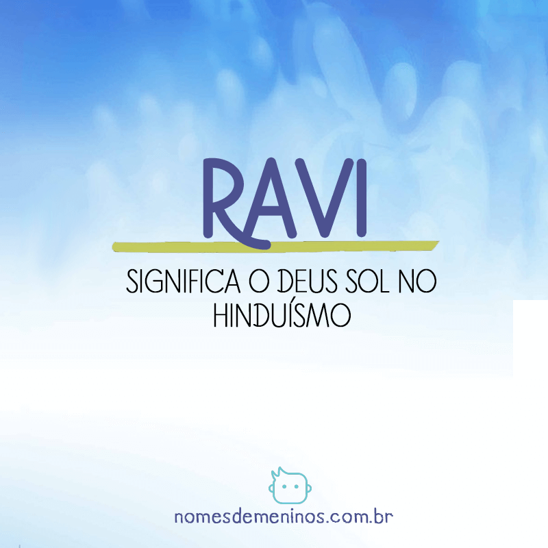 significado Ravi