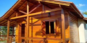 Sonhar com casa de madeira