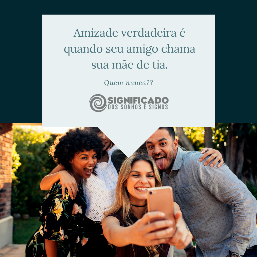 Frase engraçada para amigos