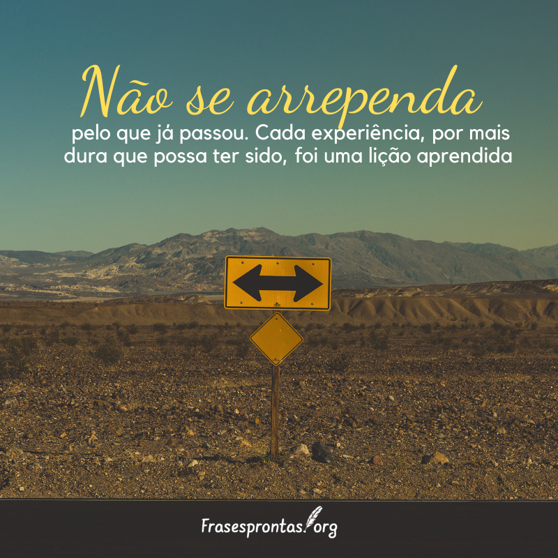 Frase motivacional de superação