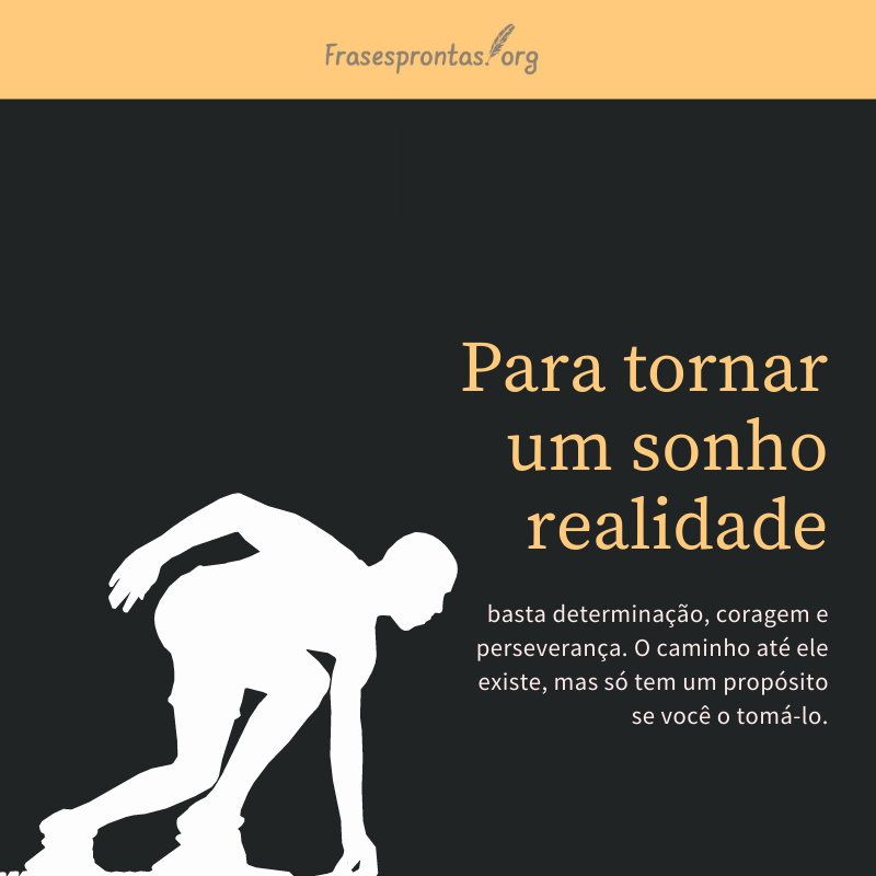 Frase de superação