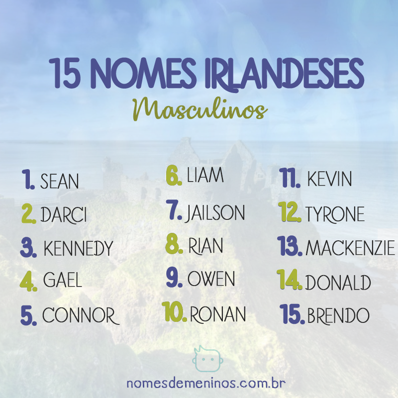 Nomes irlandeses