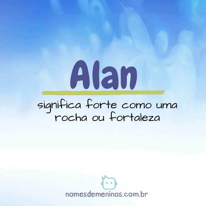 Alan Significado do nome