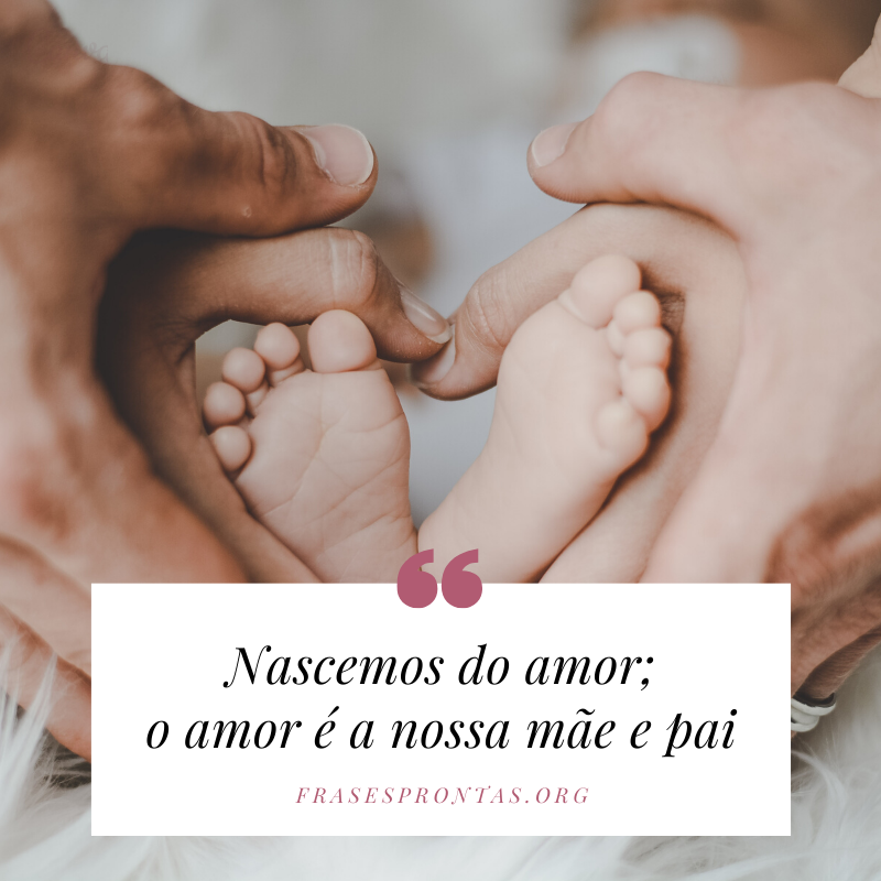 Frase de nascimento de bebê Frase de nascimento de bebê