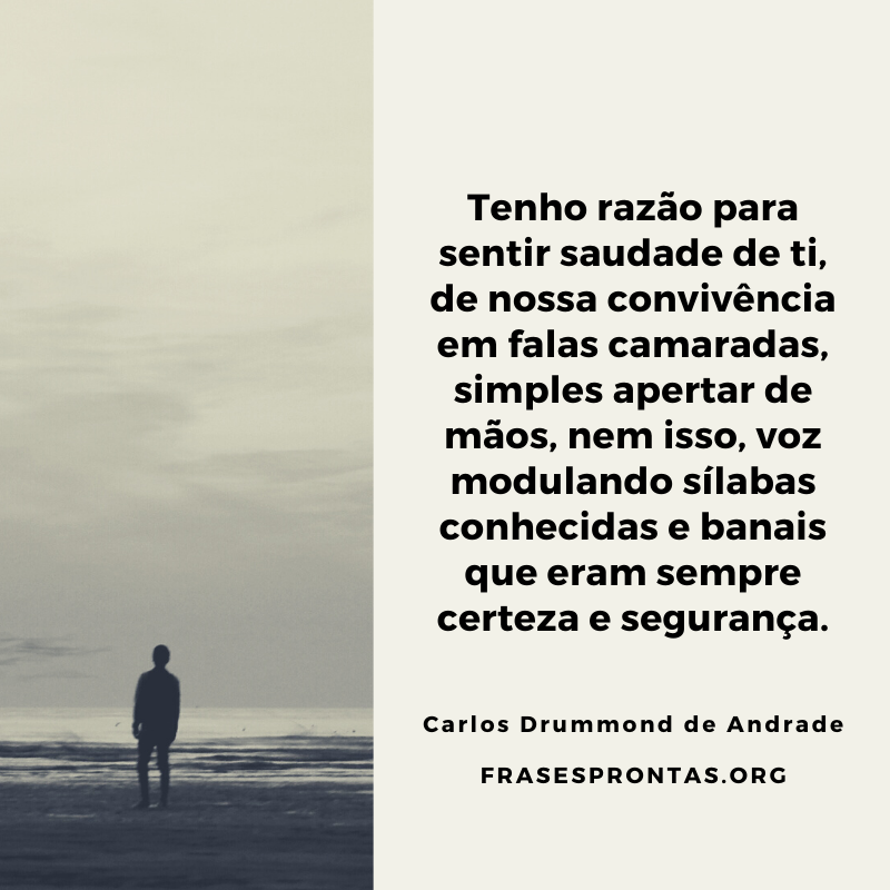 Frase de saudades Frase de saudades