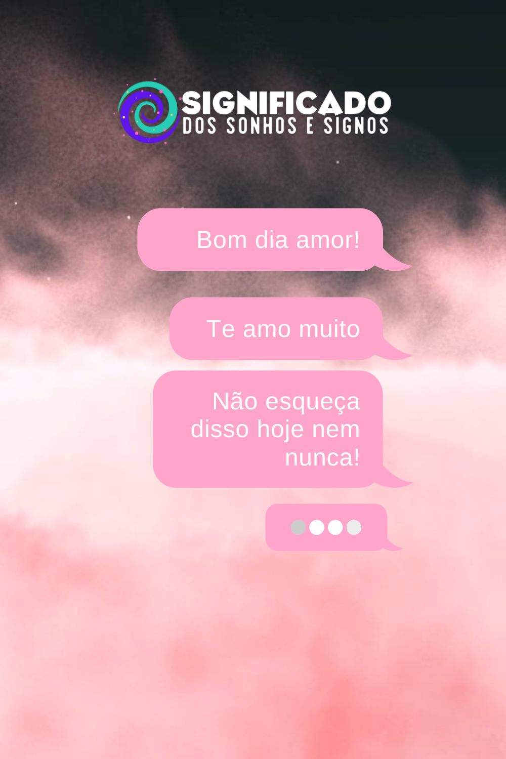 Frase de bom dia amor