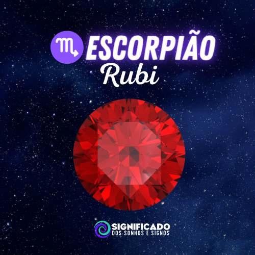 Pedra do signo escorpião