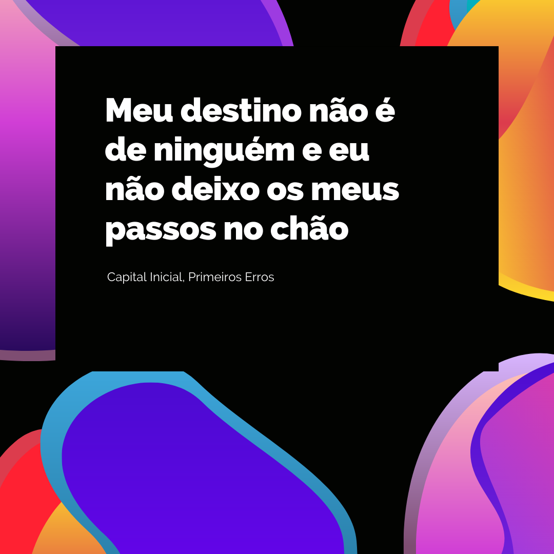 Frase de música de rock para status Frase de música de rock para status