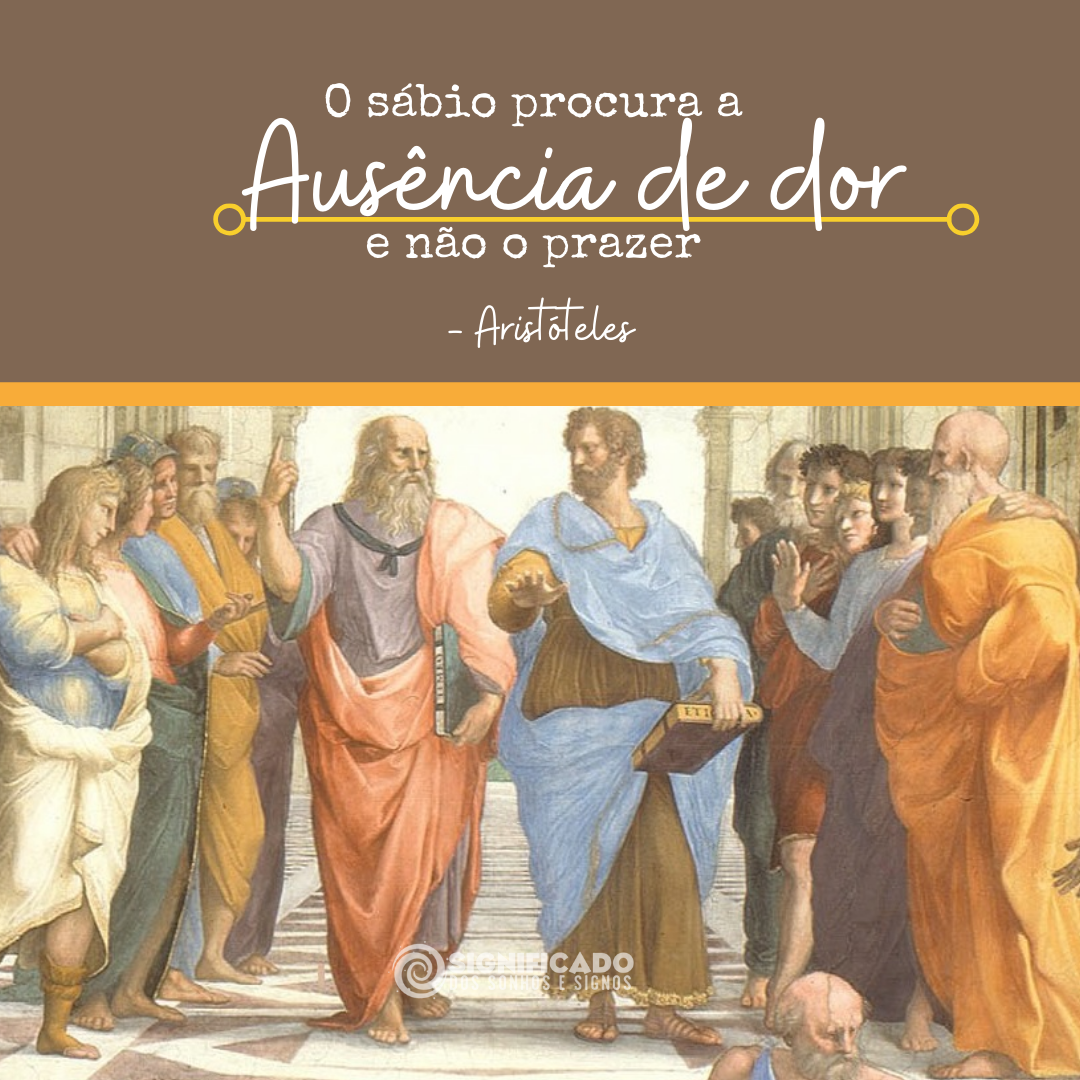 Frase de Aristóteles sobre a vida Frase de Aristóteles sobre a vida