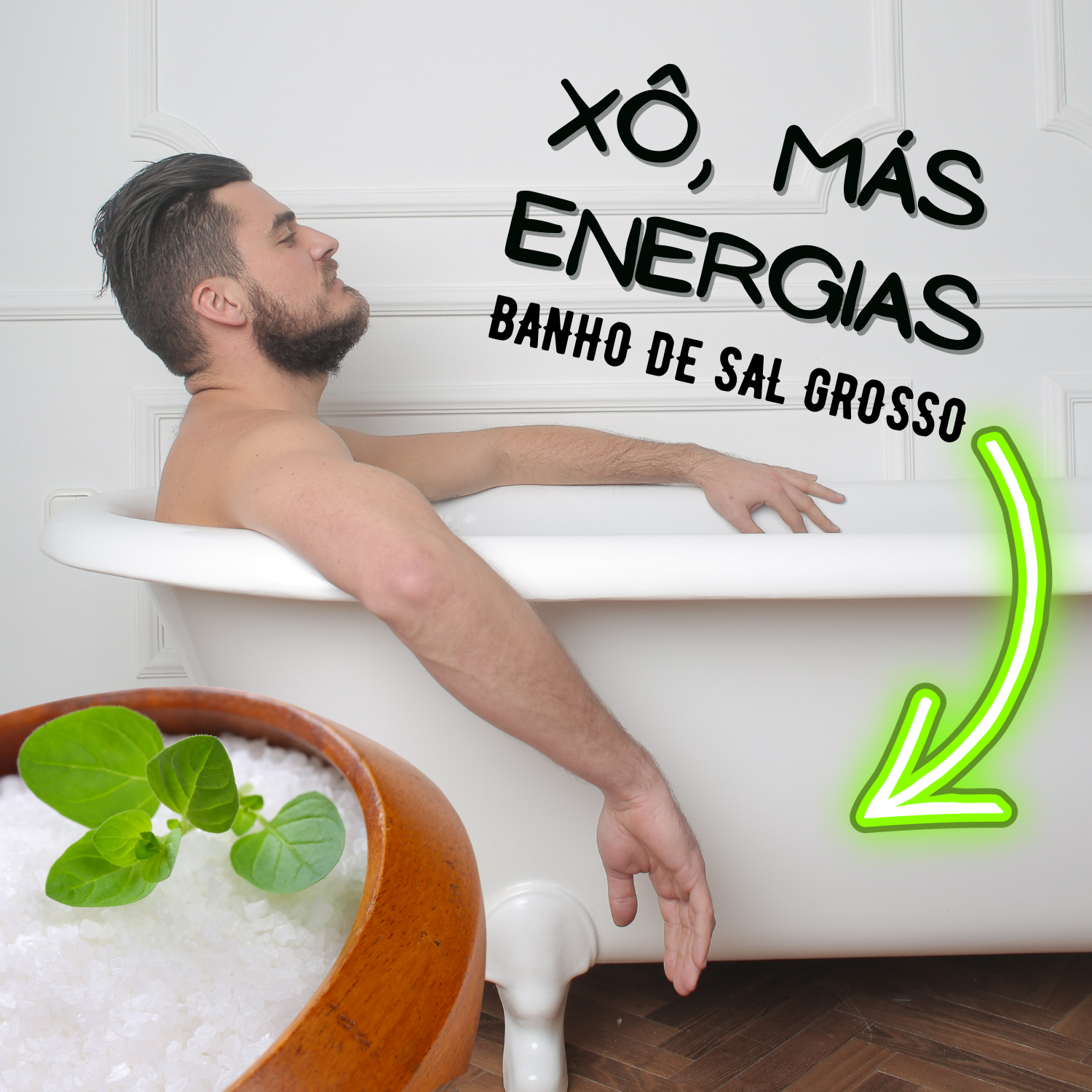 ¿Baño de sal espesa ahuyenta las malas energías? Aprende cómo usar