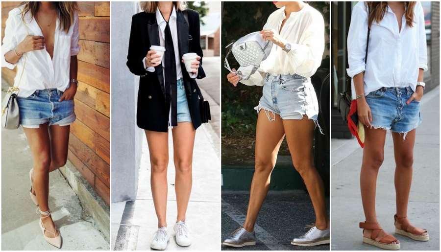 camisa com shorts