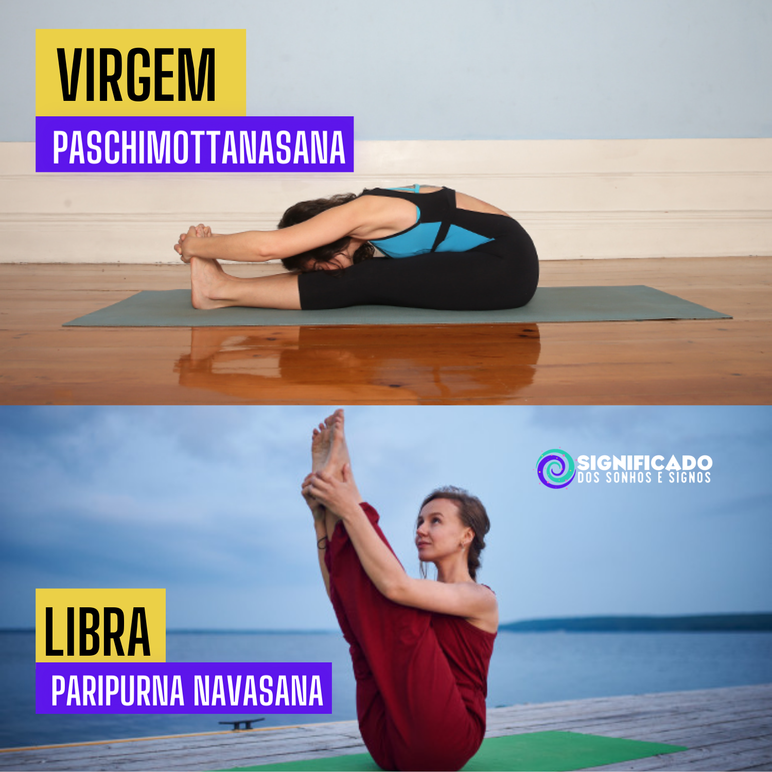 Melhores exercícios de yoga para cada signo